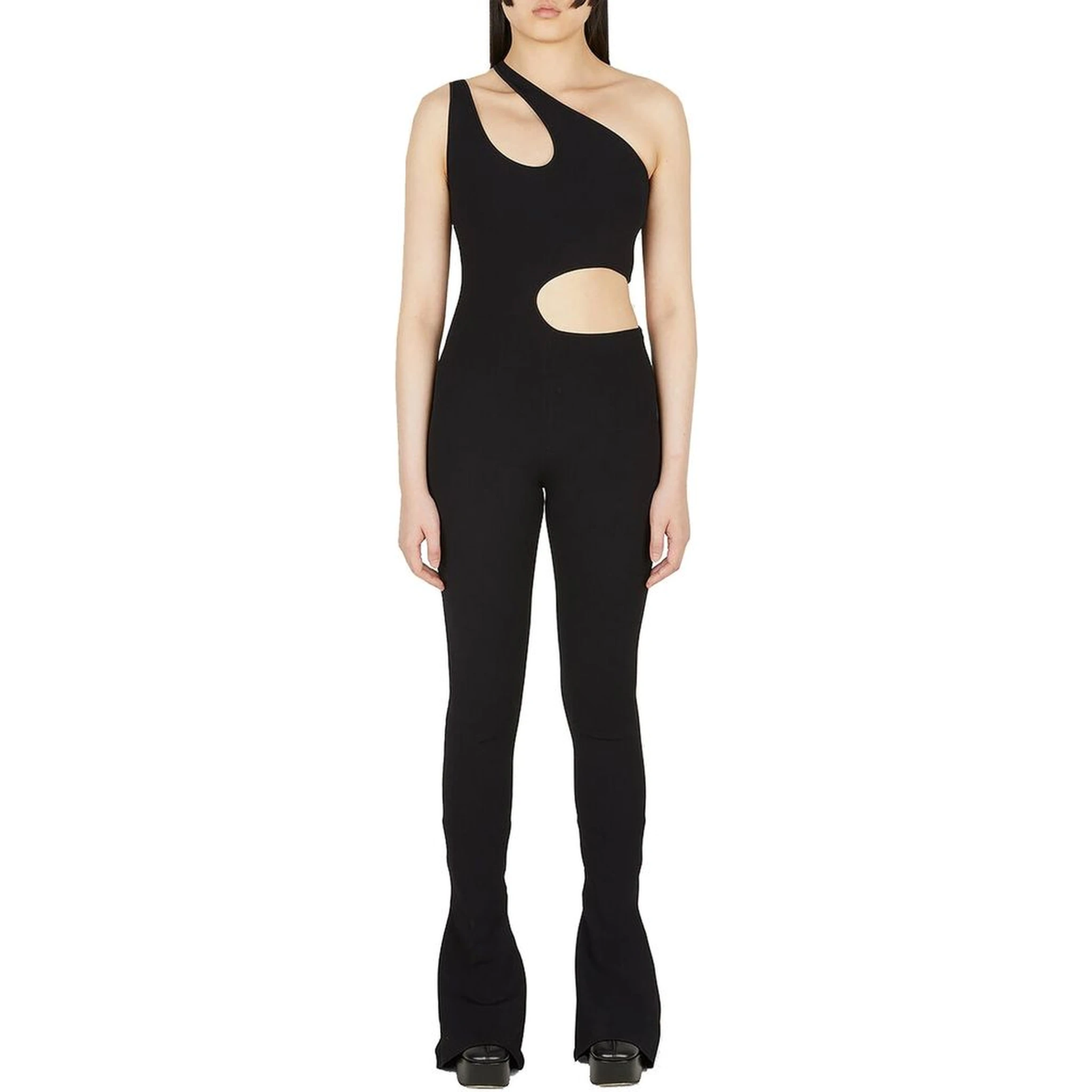 Black Viscose Jumpsuit