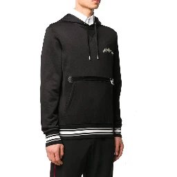 Black Cotton Sweatshirt