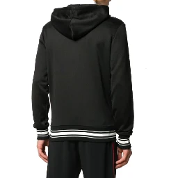 Black Cotton Sweatshirt