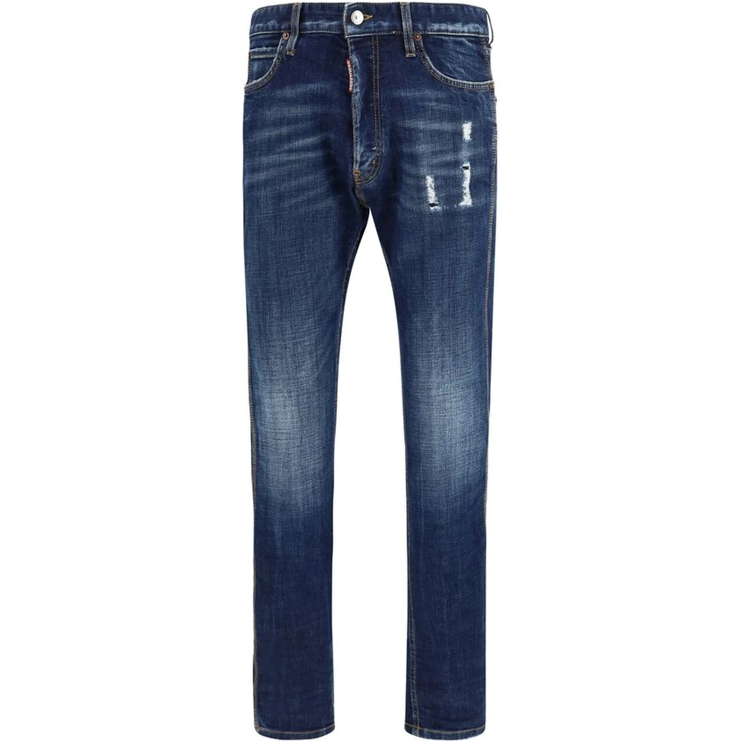 Blue Cotton Jeans Denim