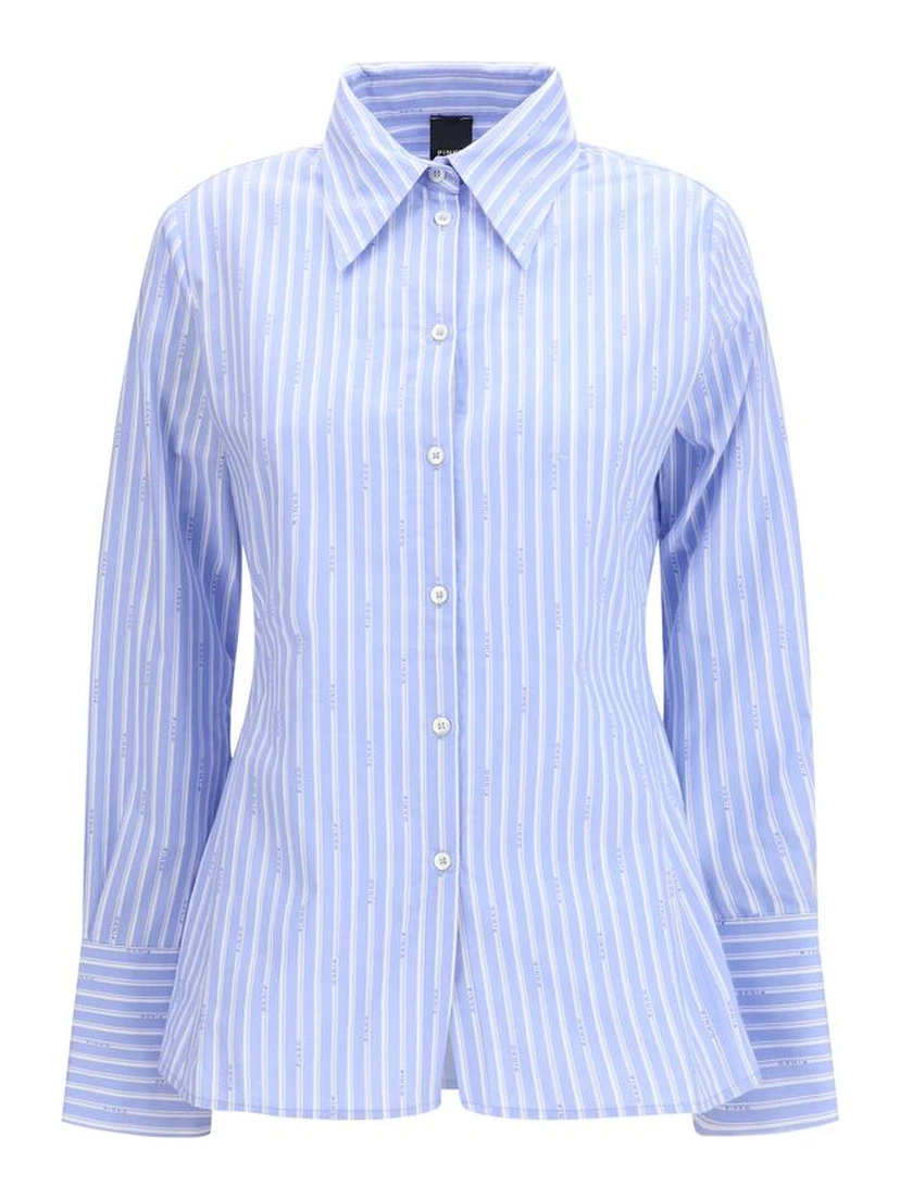 Blue Cotton Pattern Shirt