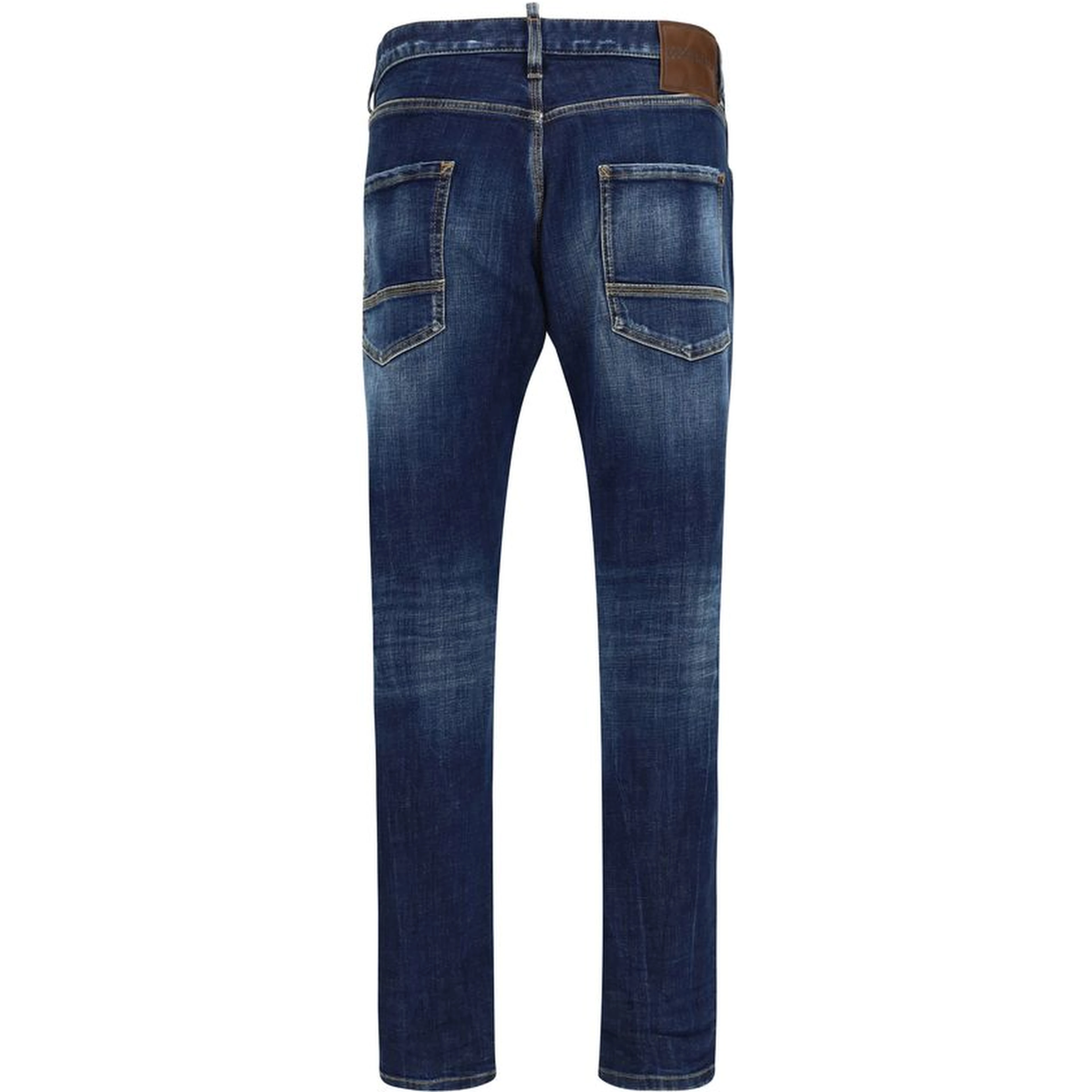 Blue Cotton Jeans Denim