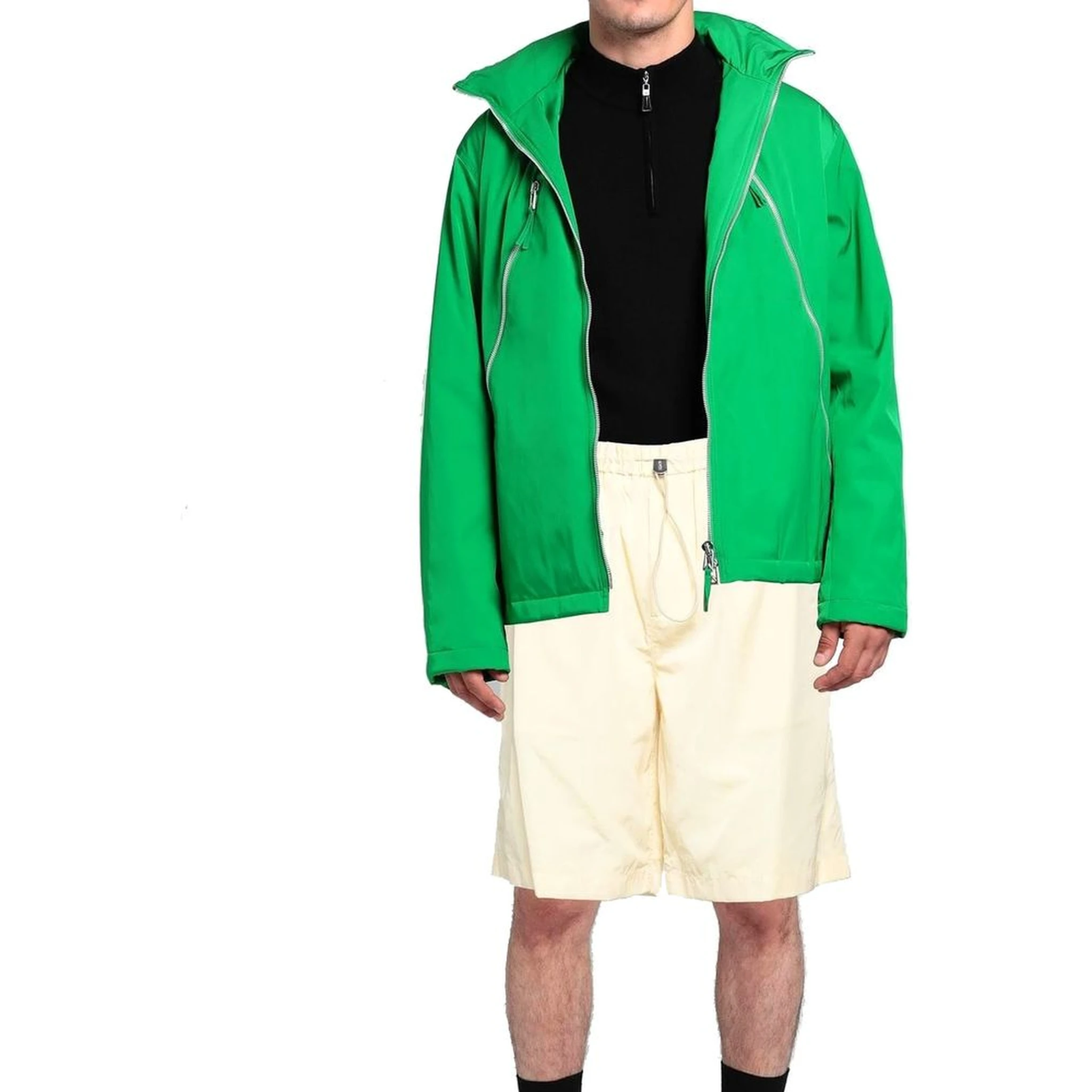 Bicolor Polyamide Shorts