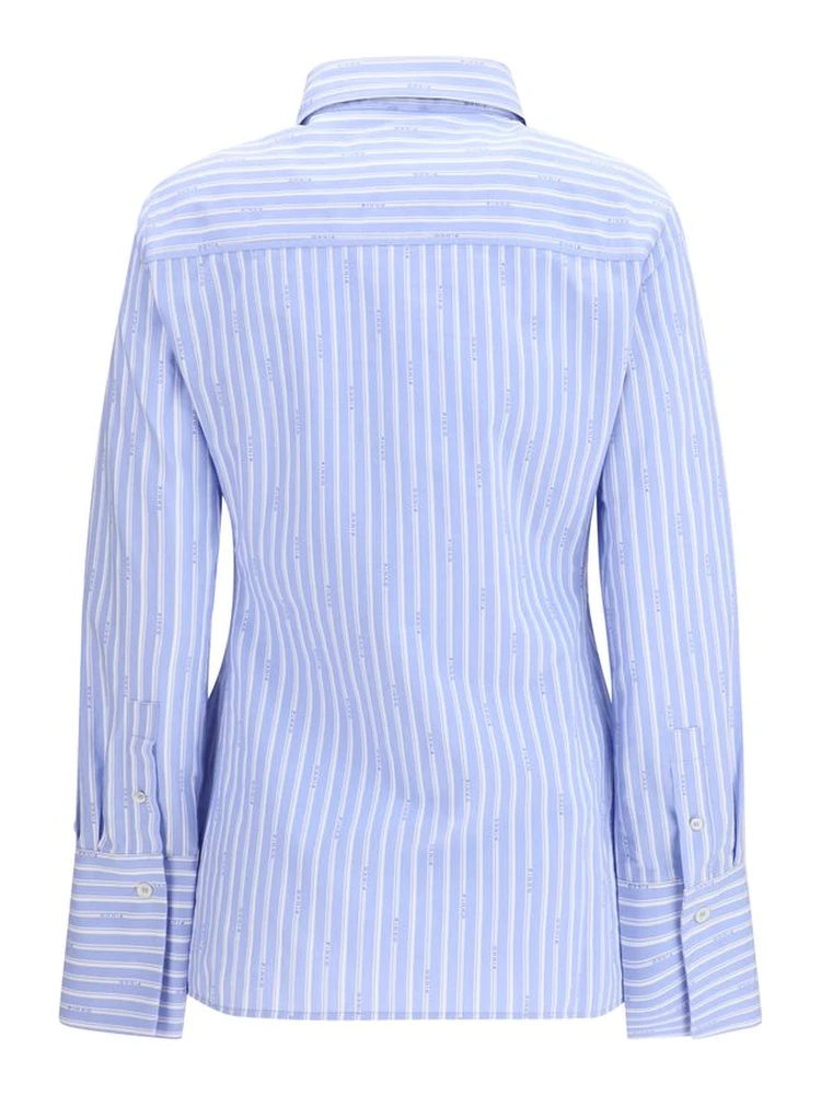 Blue Cotton Pattern Shirt alternative