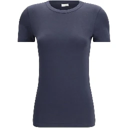 تيشيرت قطني أزرق