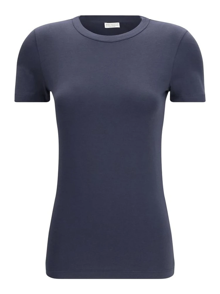 Blue Cotton T-Shirt