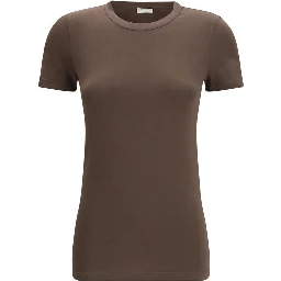 Brown Cotton T-Shirt