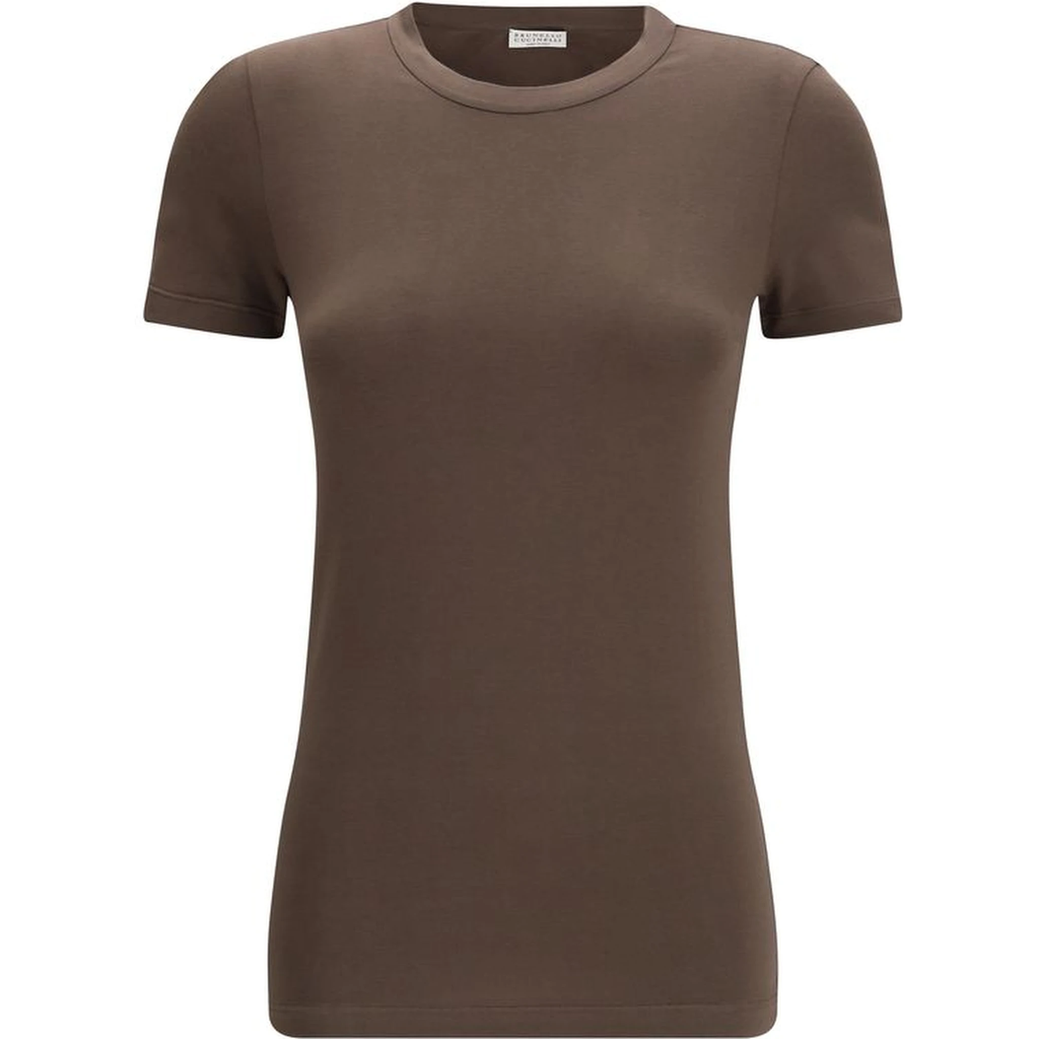 Brown Cotton T-Shirt