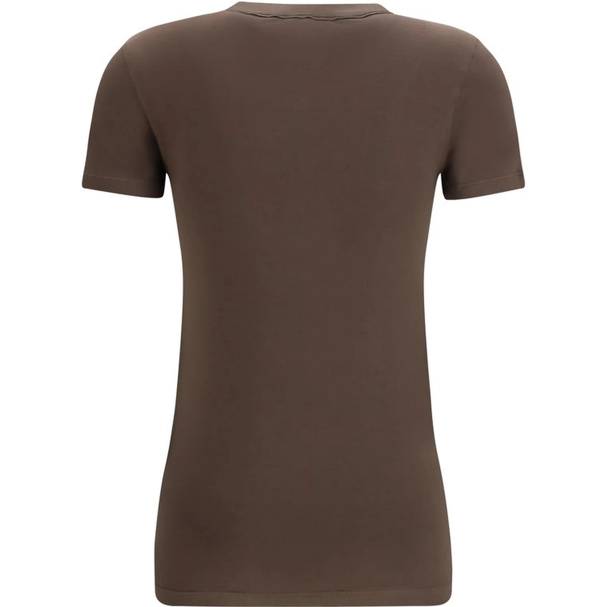 Brown Cotton T-Shirt