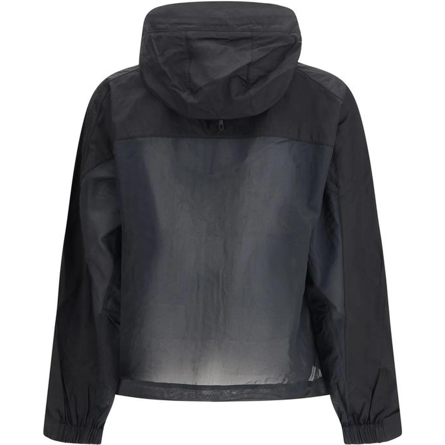 Black Cotton Shell Jacket