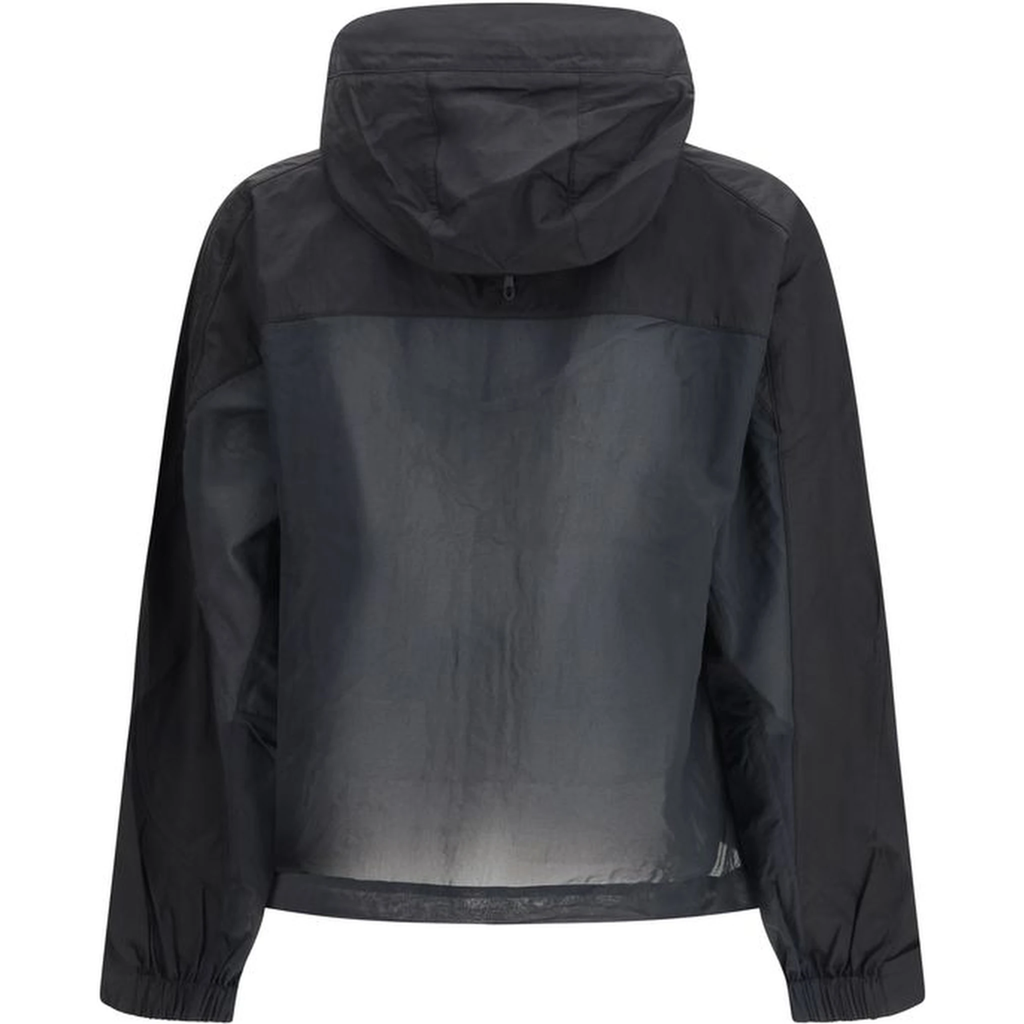 Black Cotton Shell Jacket