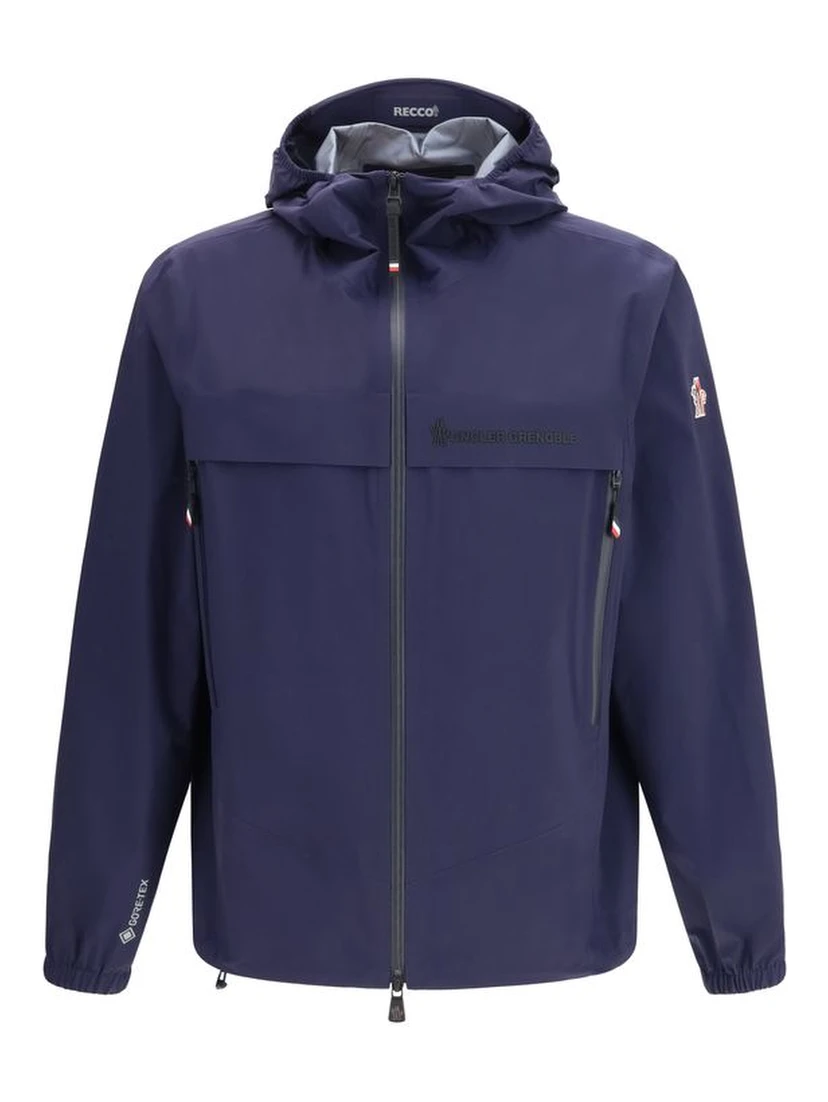 Blue Polyamide Shell Jacket