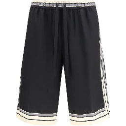 Multicolor Silk Shorts