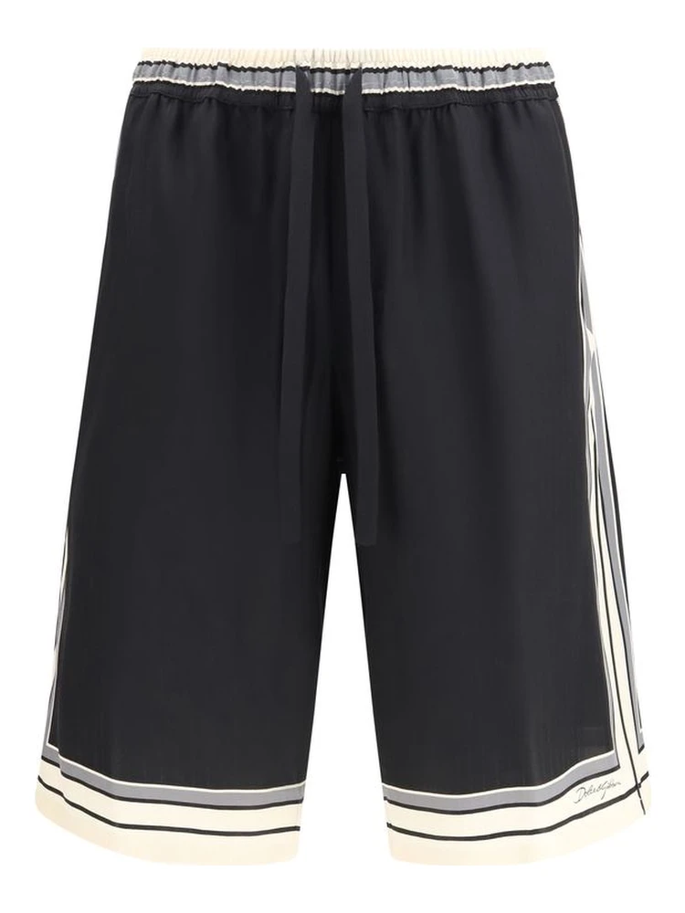 Multicolor Silk Shorts