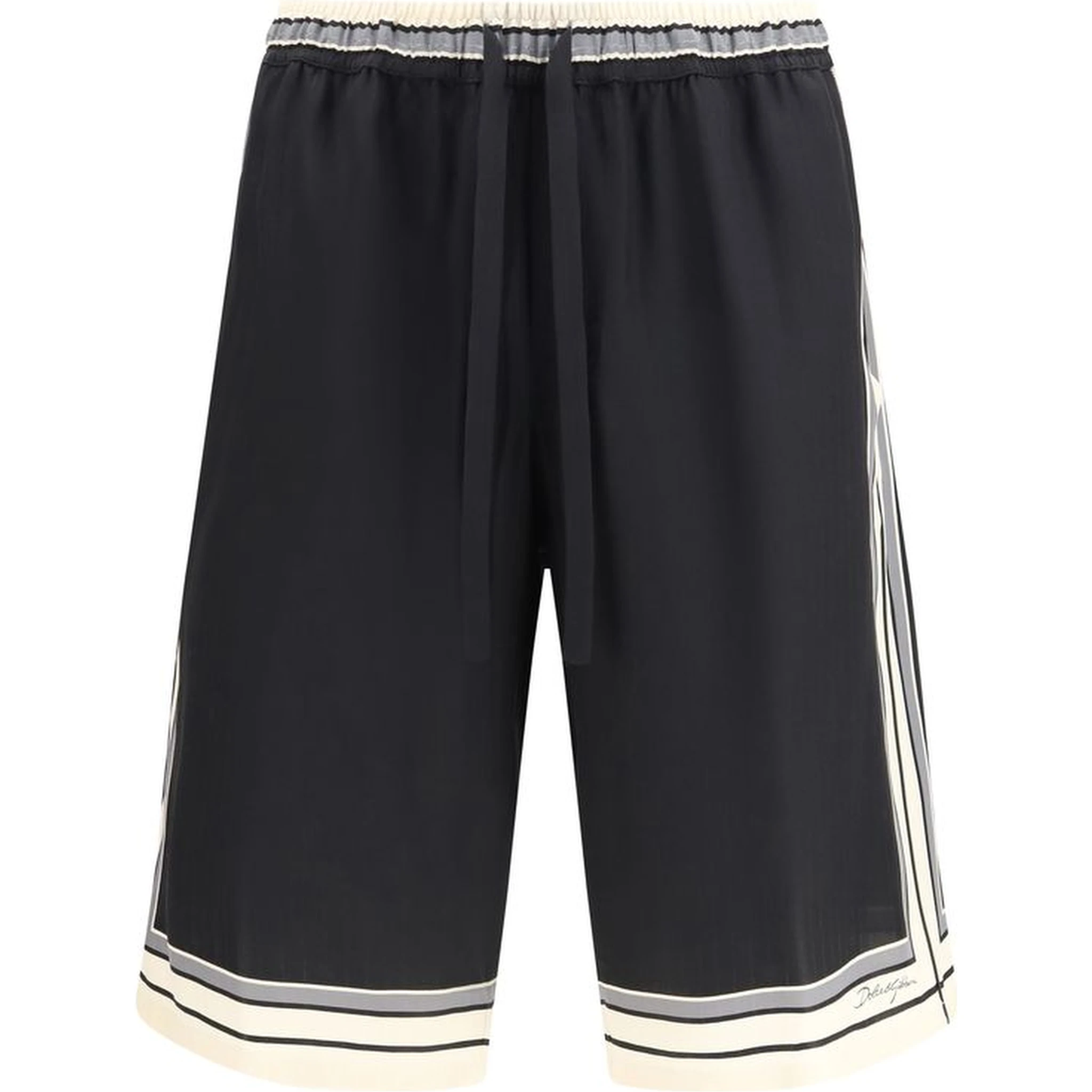 Multicolor Silk Shorts