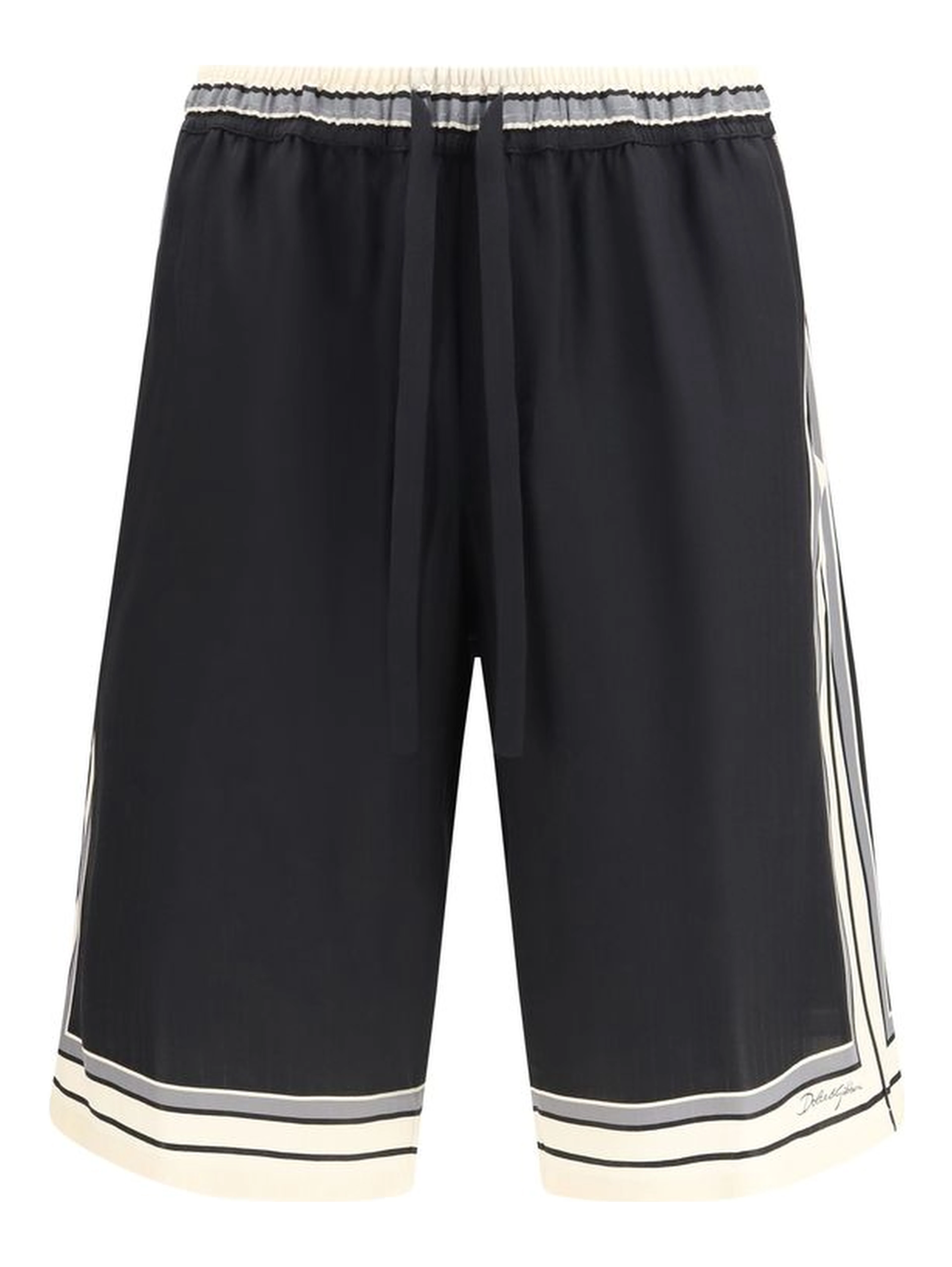 Multicolor Silk Shorts