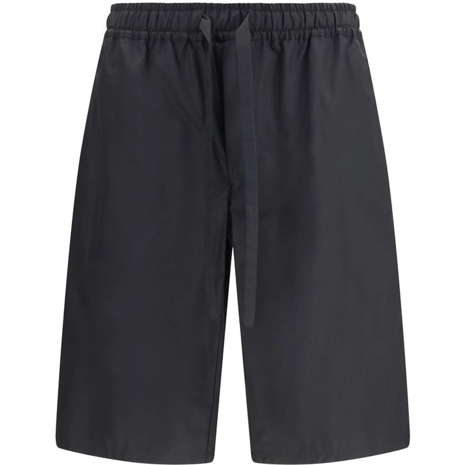 Black Cotton Shorts