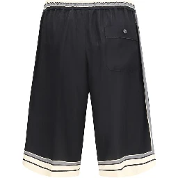 Multicolor Silk Shorts