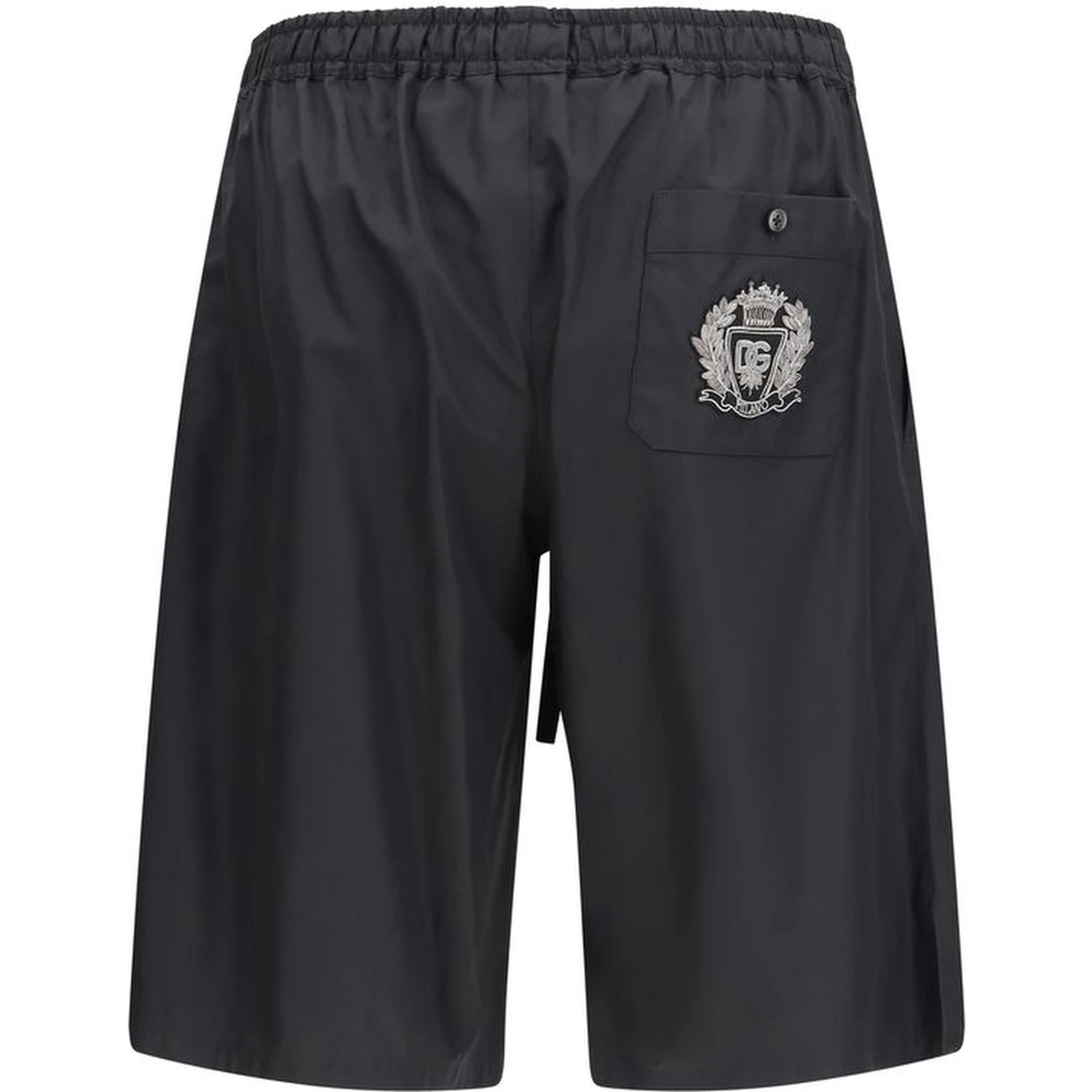 Black Cotton Shorts
