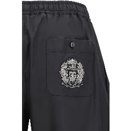 Black Cotton Shorts