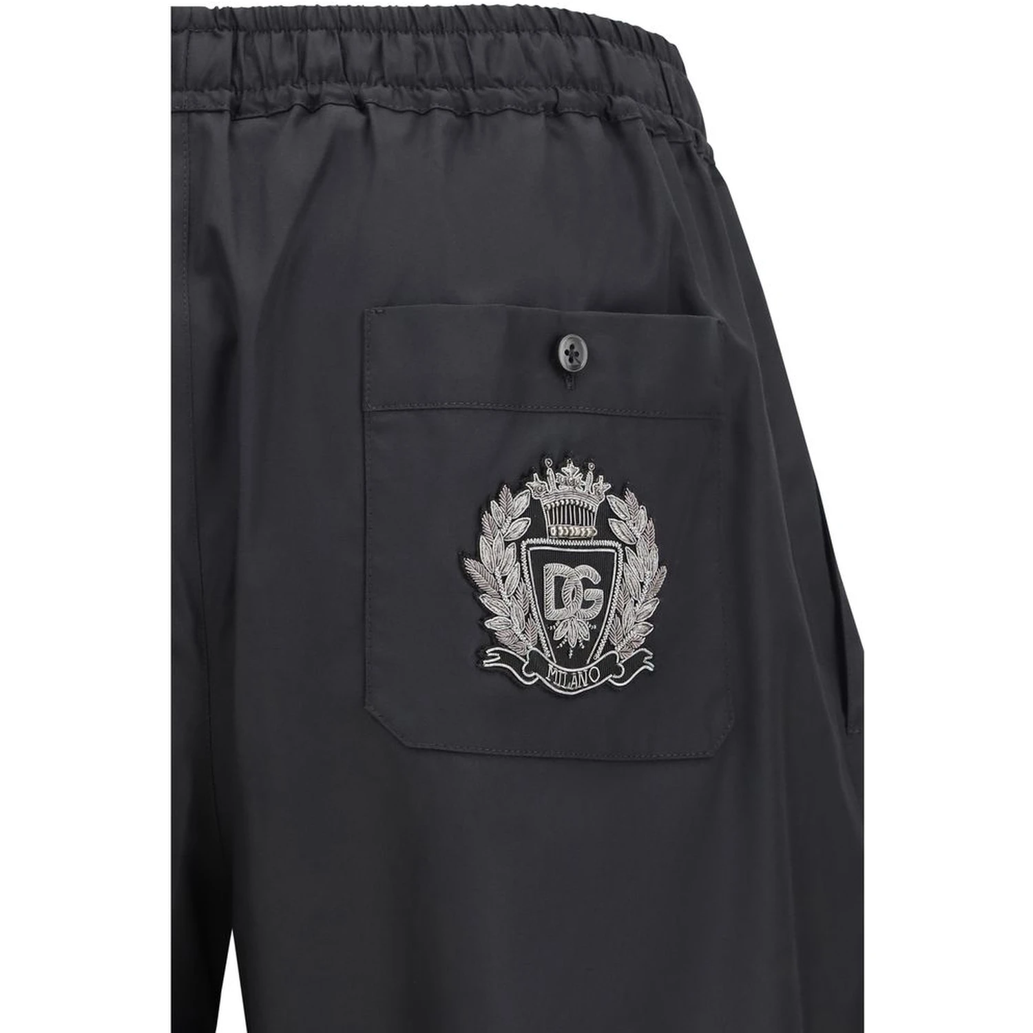 Black Cotton Shorts
