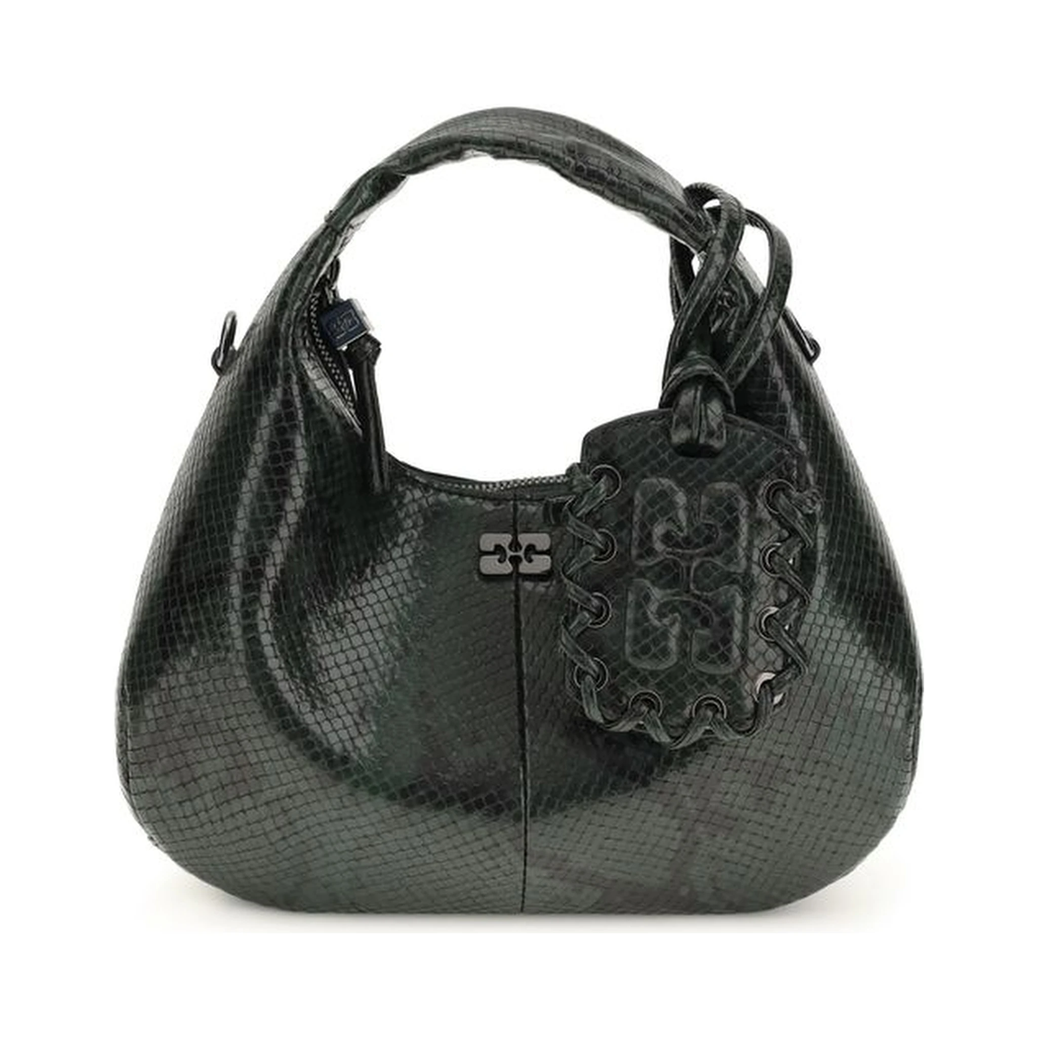 Black Recycled Polyester Shoulder Bag