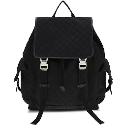Black Fabric Backpack
