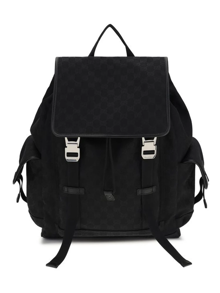 Black Fabric Backpack