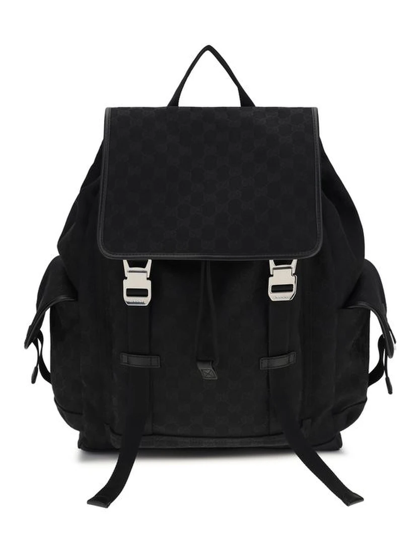 Black Fabric Backpack