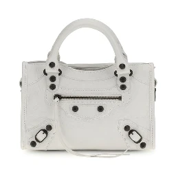 White Calf Leather Bos Taurus Handbag