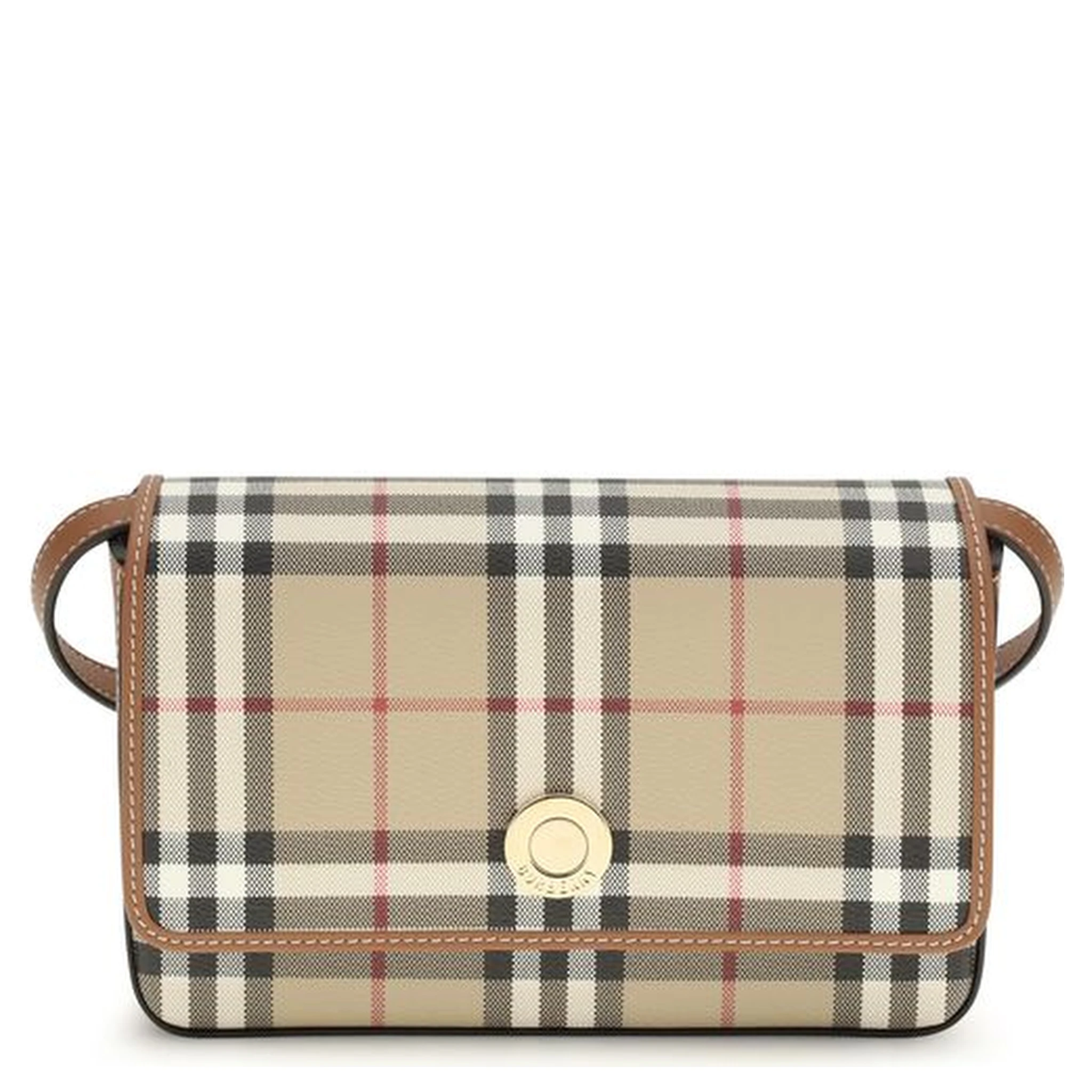Beige Polyurethane Wallet
