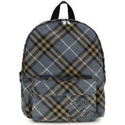 Multicolor Polyester Backpack