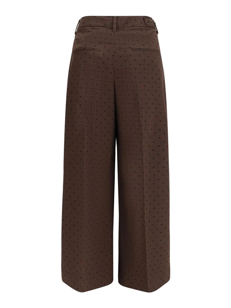 Brown Elastane Casual Pants alternative