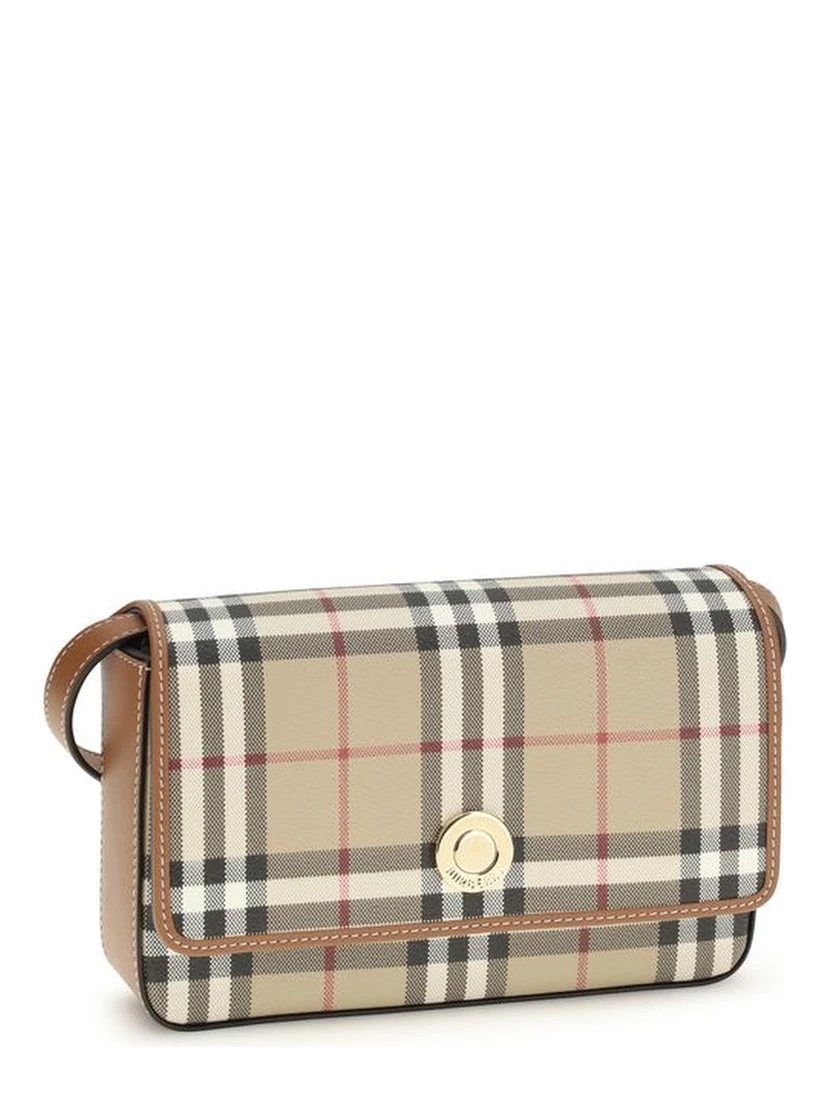 Beige Polyurethane Wallet