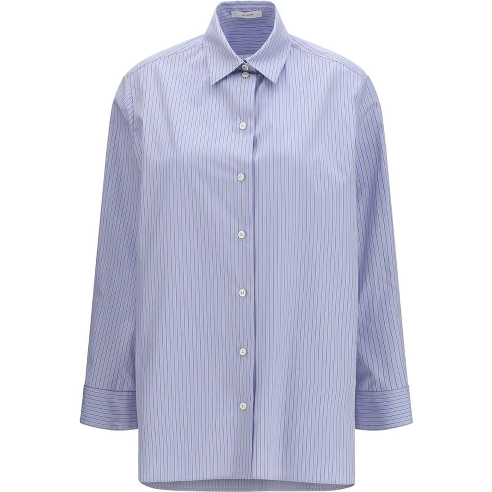 Blue Cotton Pattern Shirt