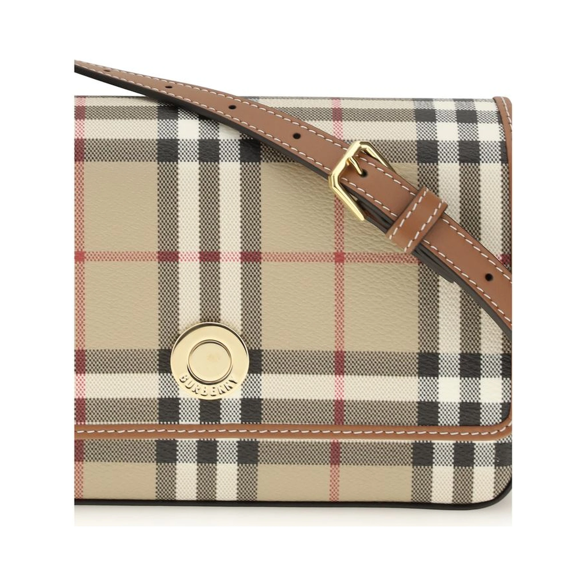 Beige Polyurethane Wallet