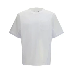 تي شيرت قطني أبيض