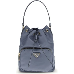 Blue Polyamide Backet Bag