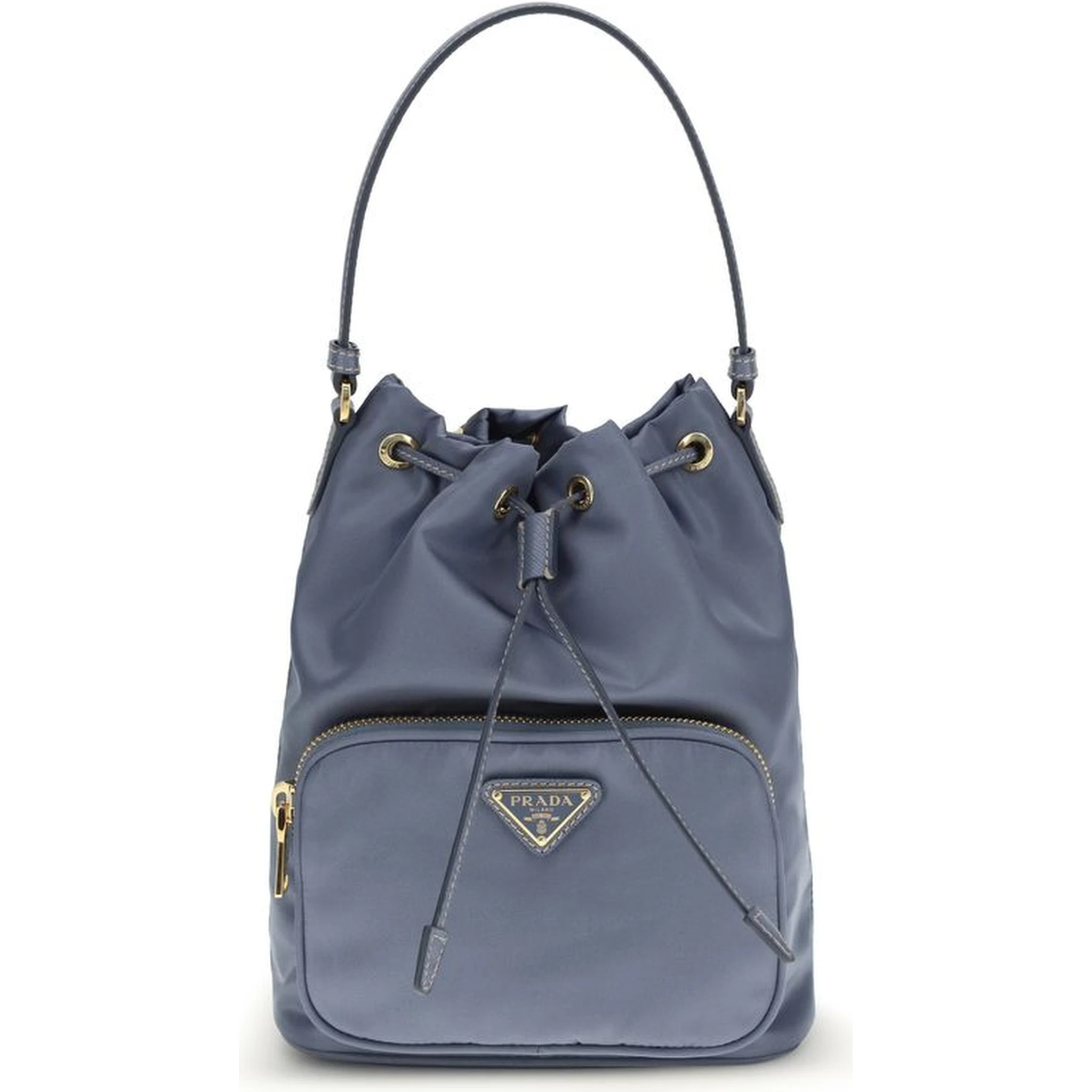 Blue Polyamide Backet Bag