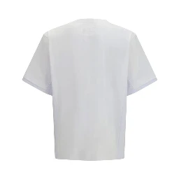 تي شيرت قطني أبيض