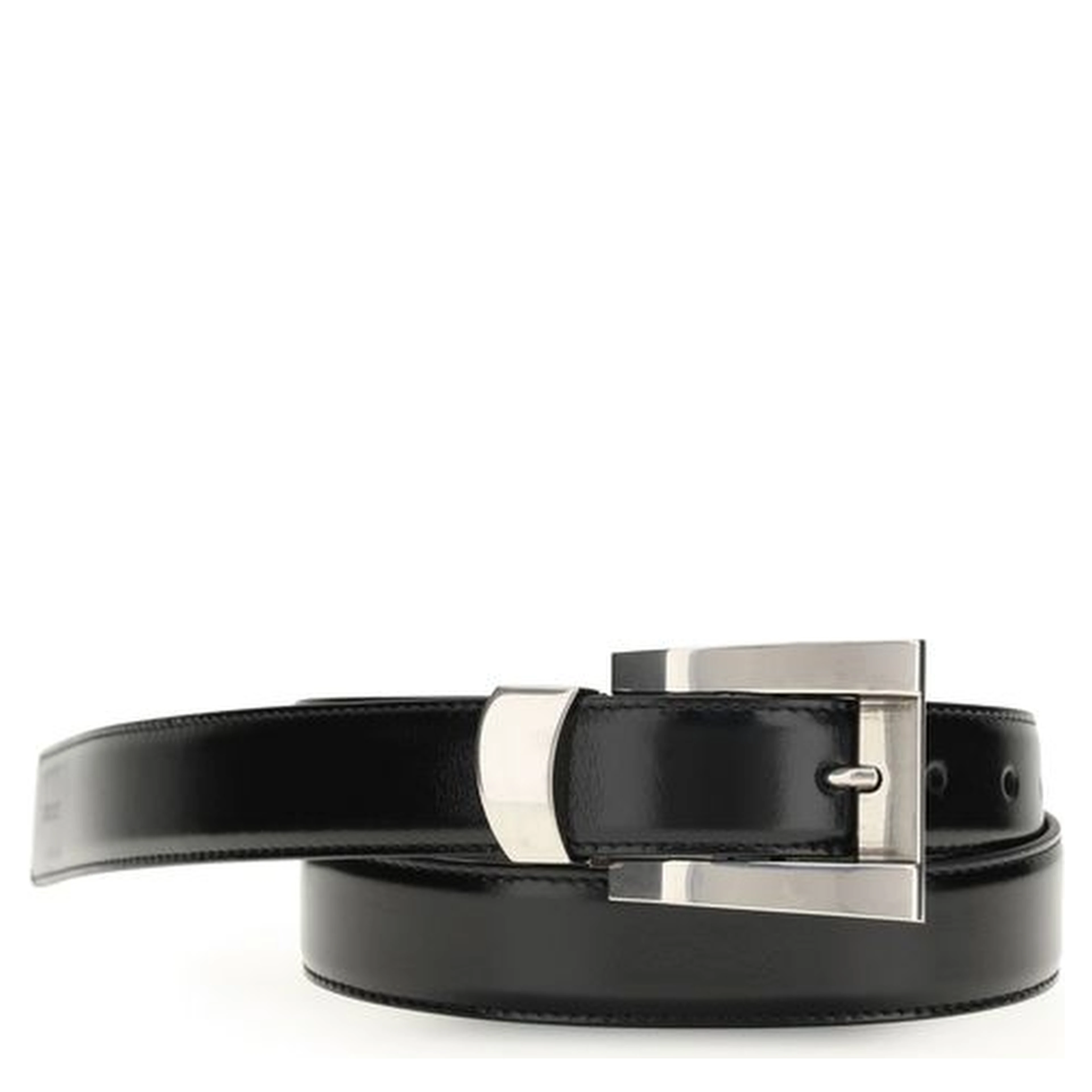Black Calf Leather Bos Taurus Regular Belt