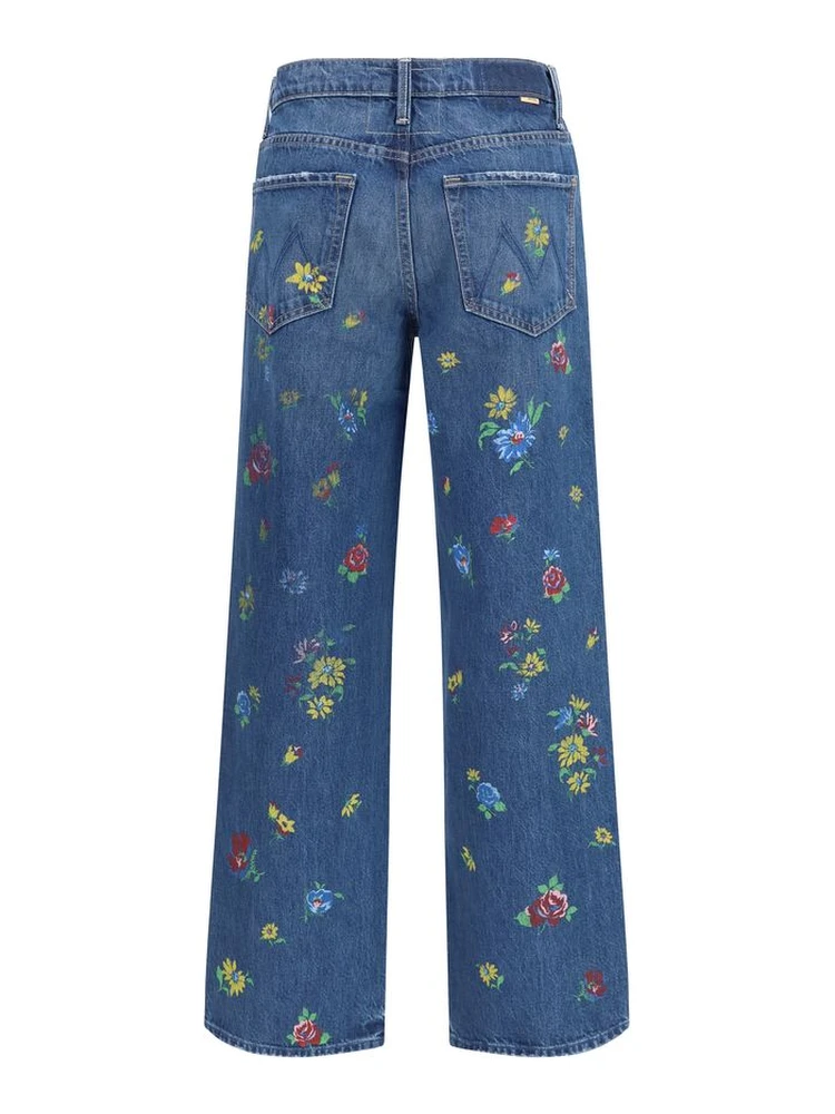 Blue Cotton High-Waisted Jean alternative