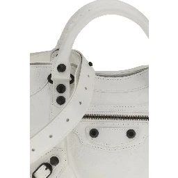 White Calf Leather Bos Taurus Handbag