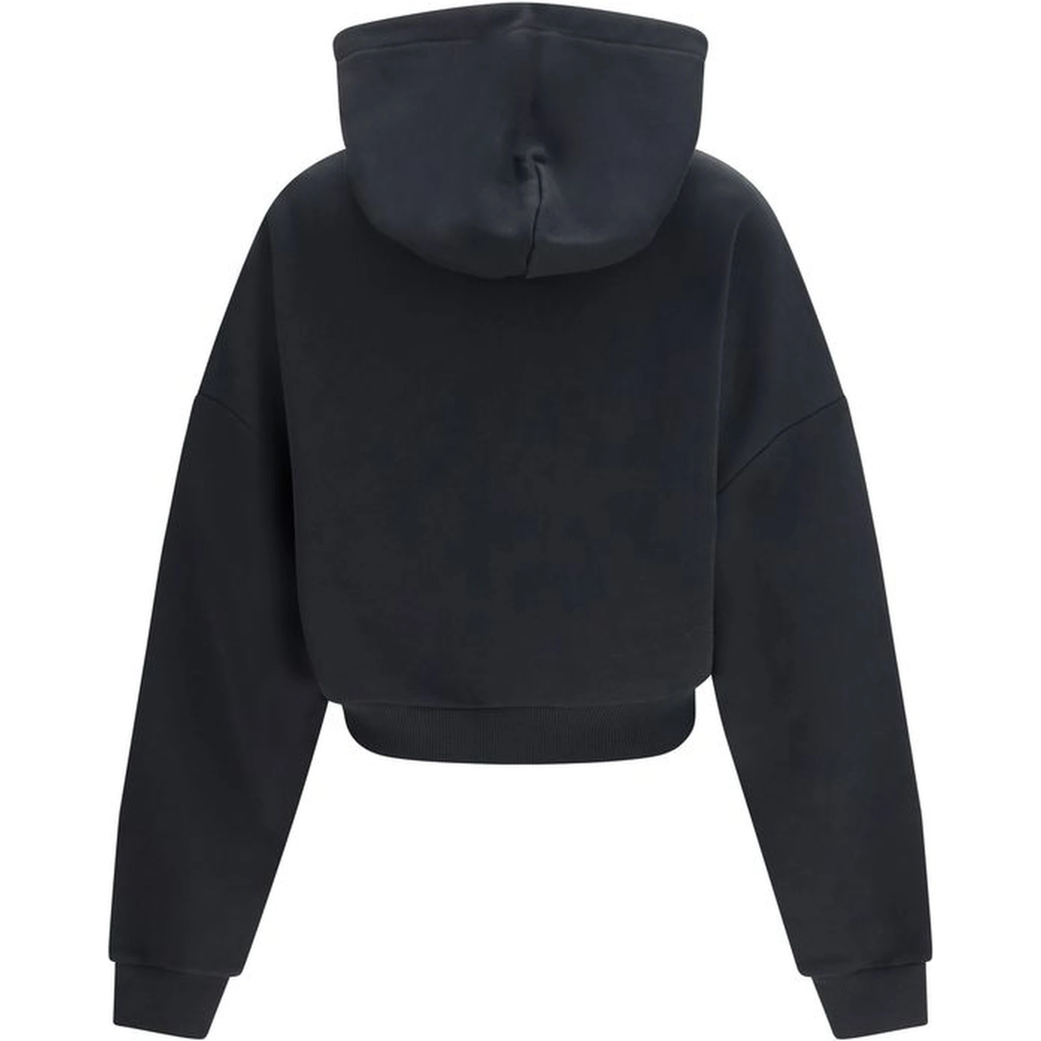 Black Cotton Sweatshirt