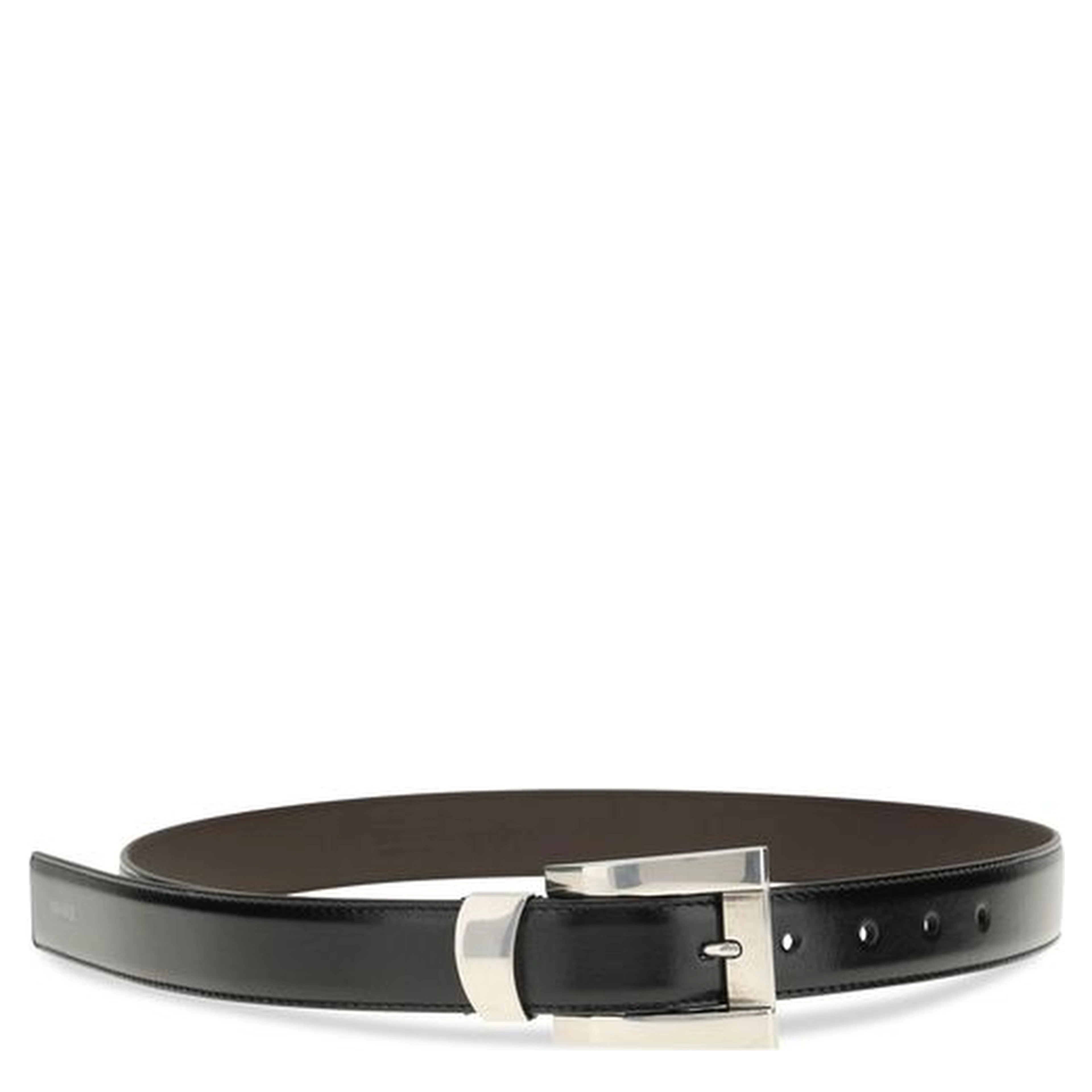 Black Calf Leather Bos Taurus Regular Belt