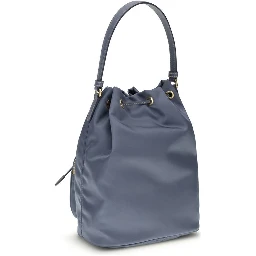 Blue Polyamide Backet Bag