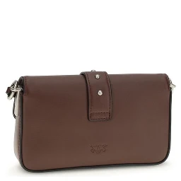 حقيبة كتف بوس توروس من جلد العجل البني