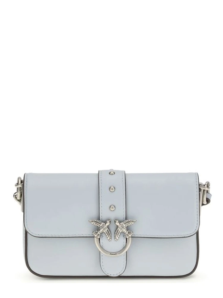 Blue Calf Leather Bos Taurus Shoulder Bag