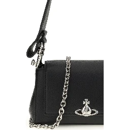 Black Polyurethane Shoulder Bag