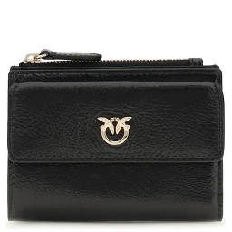 محفظة بوس توروس من جلد العجل الأسود